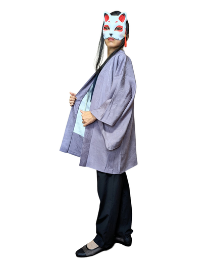 kimono haori purple