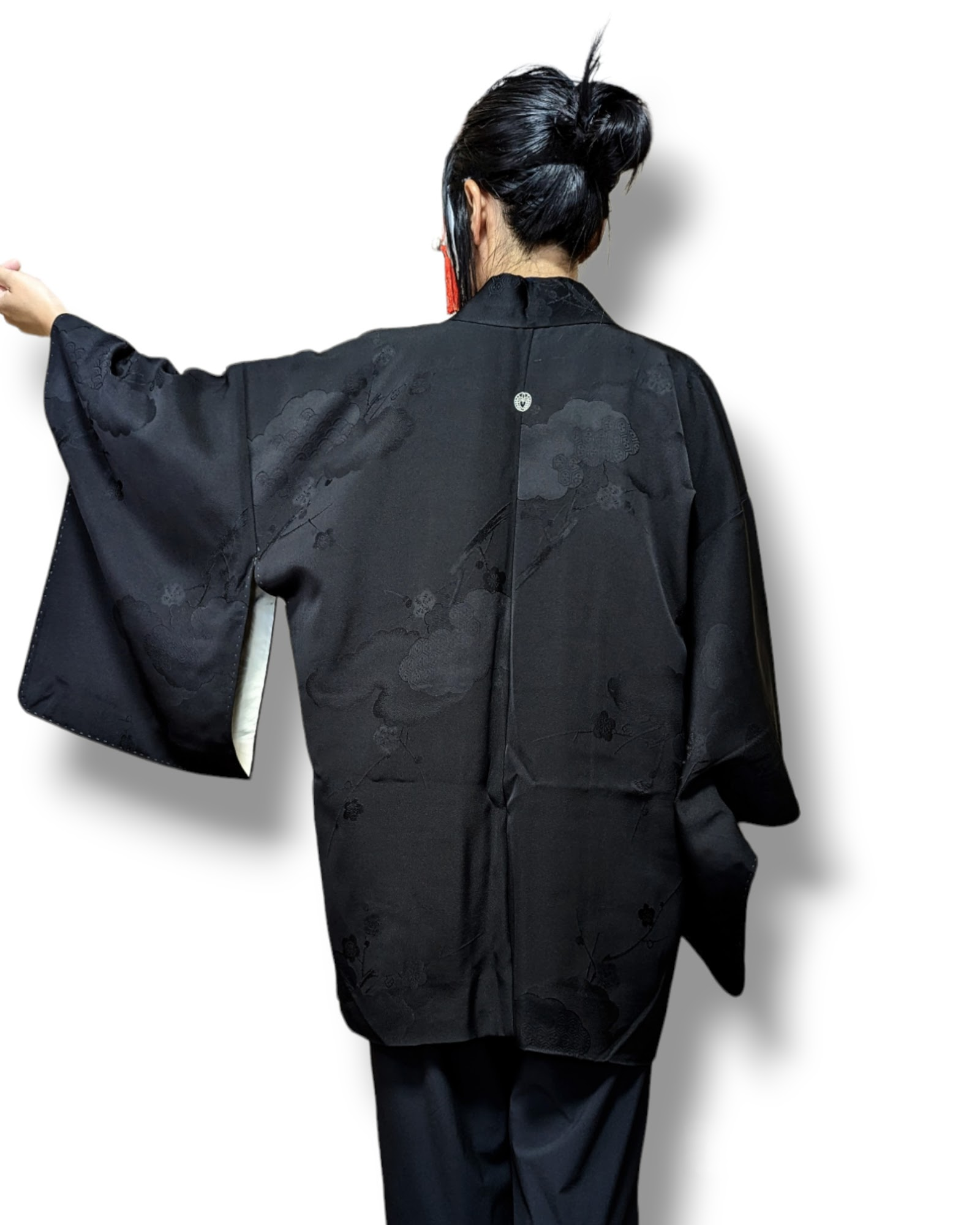 kimono japonais noir