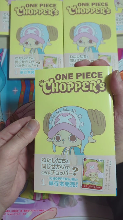ONE PIECE Chopper con su carta promo exclusiva Chopper