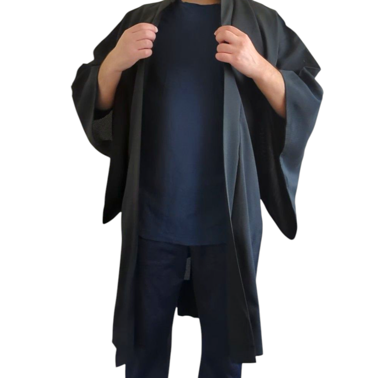 Men's formal black haori - vintage
