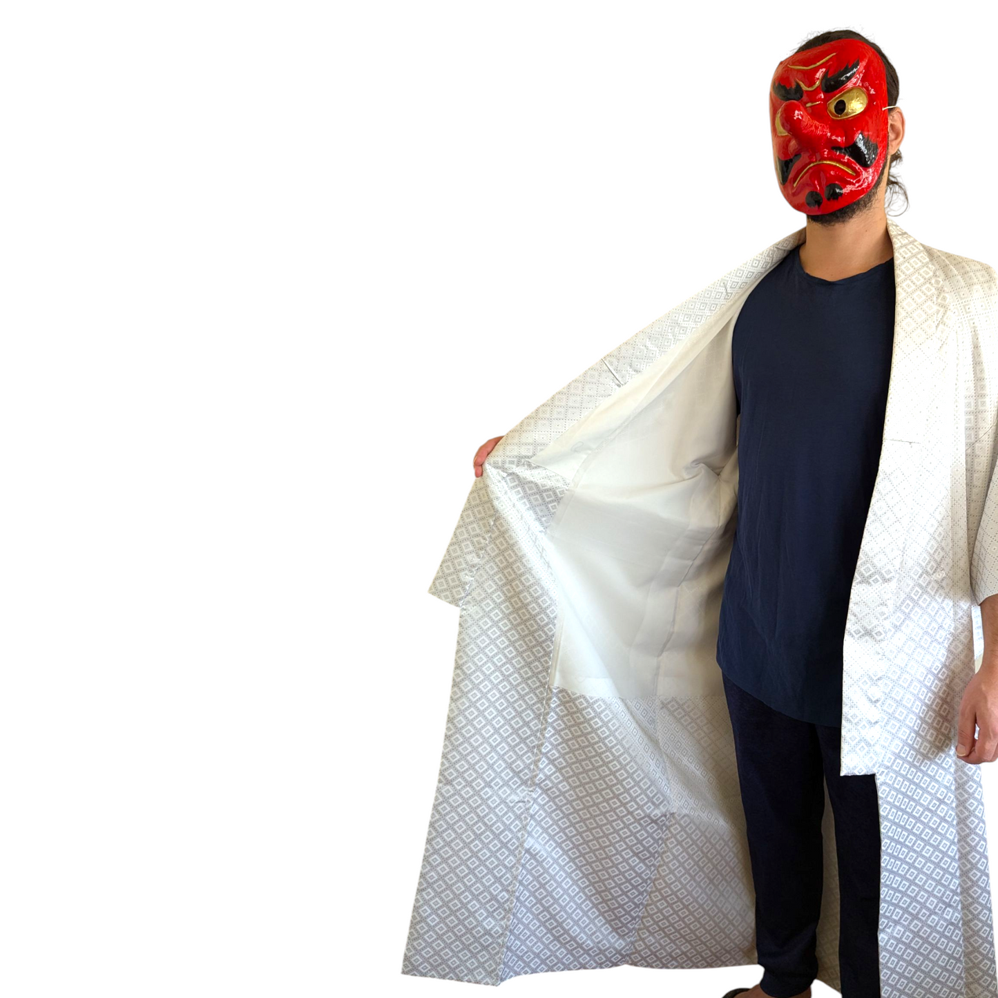 Kimono en soie japonaise pour Homme - Vintage