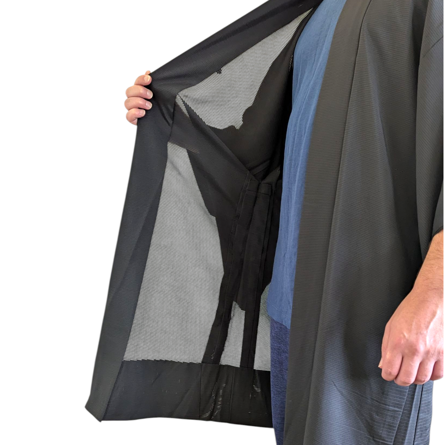 Men's formal black haori - vintage