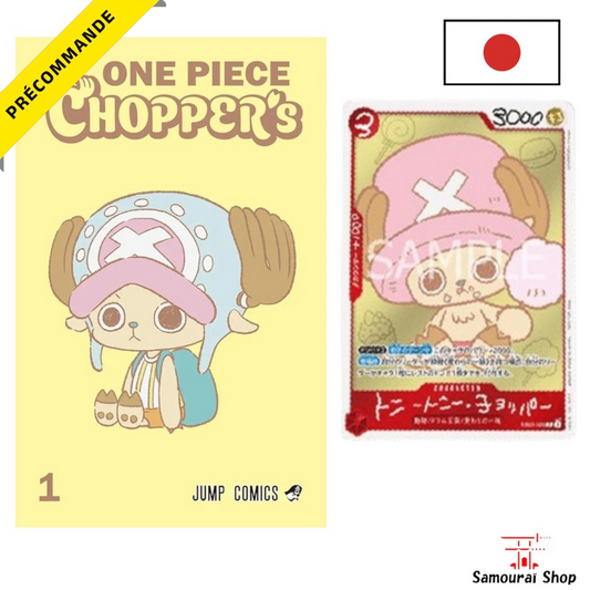 One Piece Chopper's avec sa carte promo Chopper