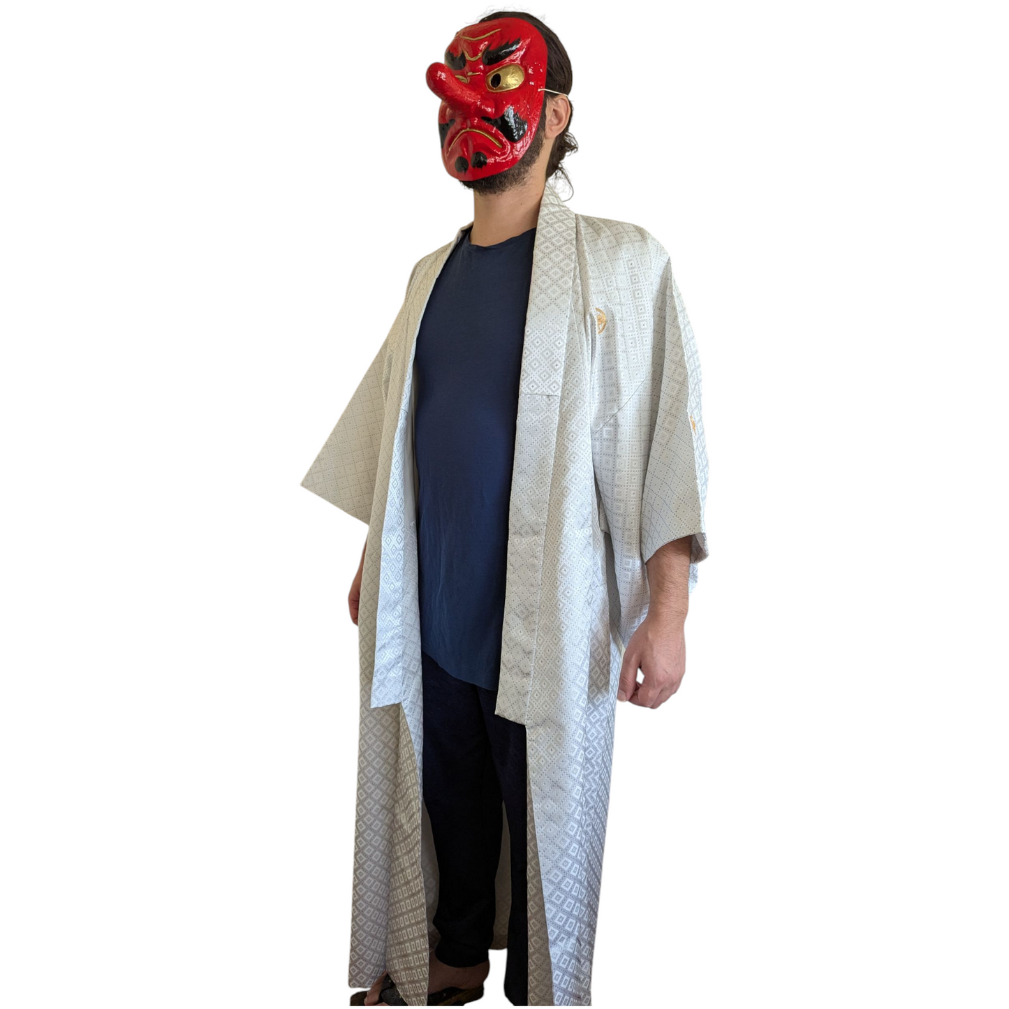 Kimono en soie japonaise pour Homme - Vintage