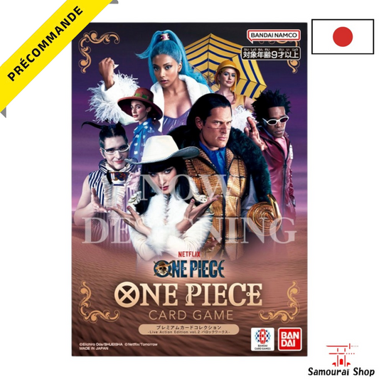 Collection de cartes premium - One Piece Card Game Édition Live Action vol. 2 baroques works