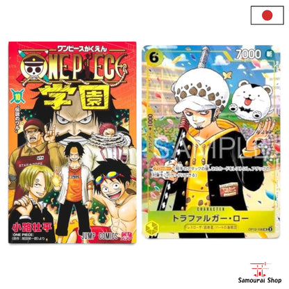 ONE PIECE SCHOOL 10: Pack Manga + Carta Promo Trafalgar Law