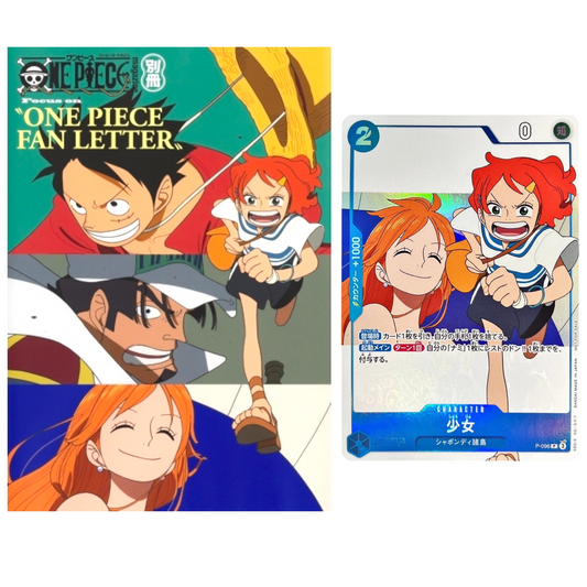 ONE PIECE Special Magazine with its Girl &amp; Nami promo card
